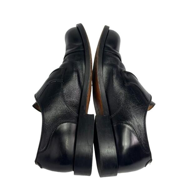 Casual Fridays Shoes Men\'s Size 11.5 M Black Leather Single Strap Monk Cap Toe main image 8